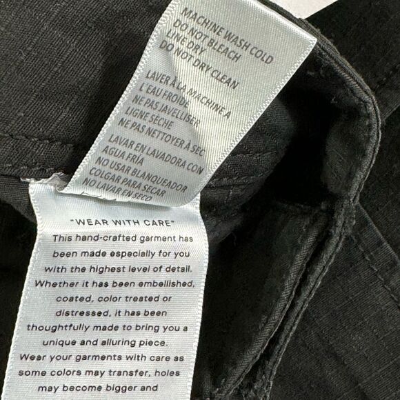 Good American Pants Womens size 6 Desert storm cargo Black Wide leg Baggy New‎ - Picture 8 of 12